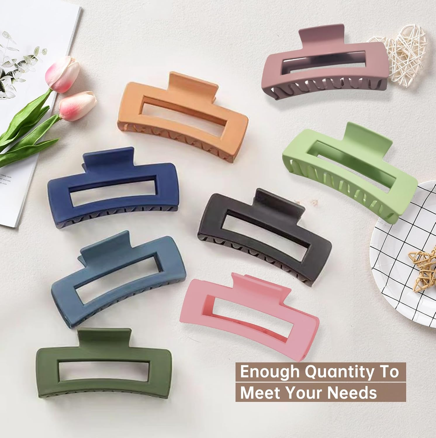 12Pcs Hair Clips Women,Claw Clip,Hair Styling Accessories image number 6