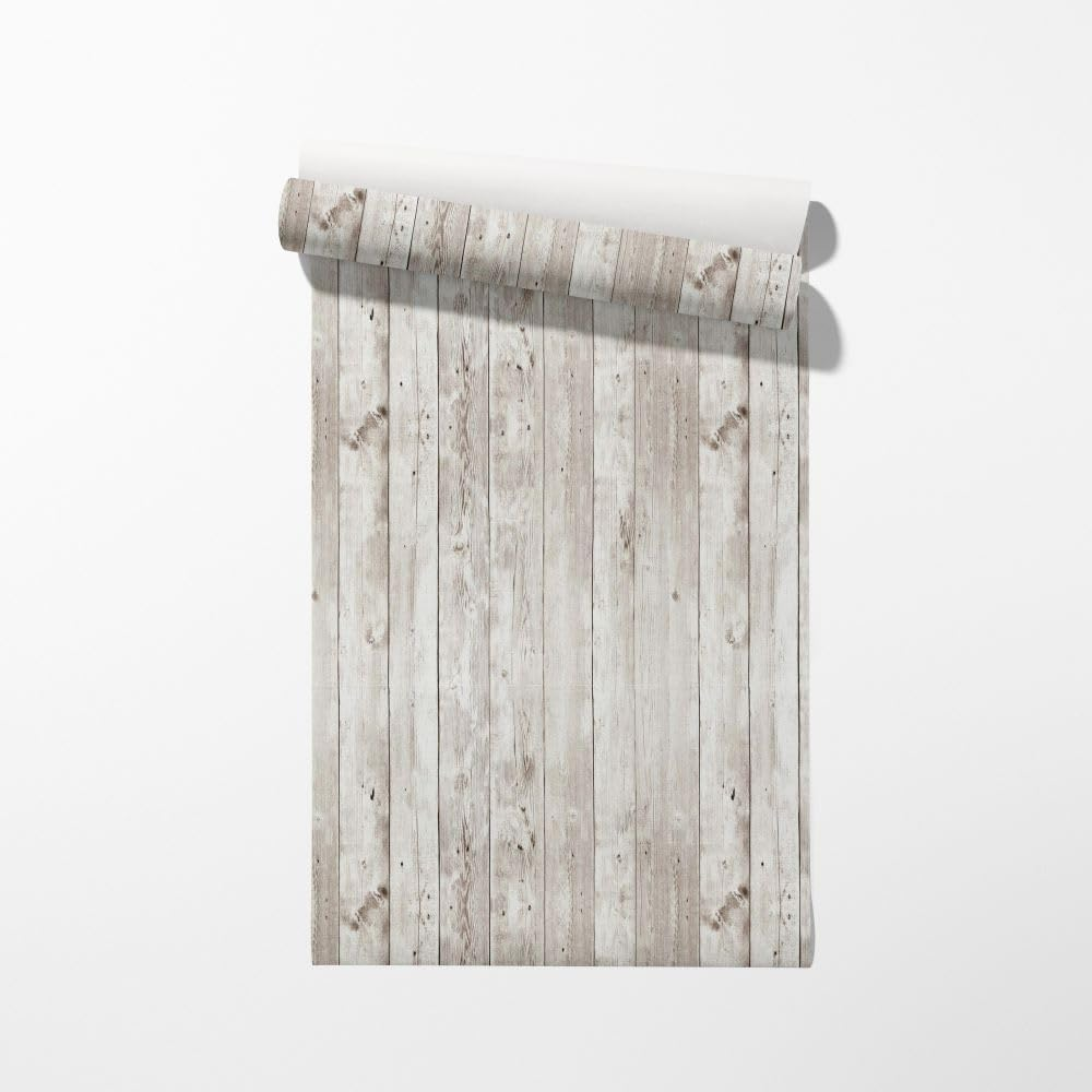 JLHOUSE AU11497 Peel and Stick Wood Wallpaper Vinyl Stickers Removable Easy to Clean1.48Ft * 9.84Ft /Roll image number 2