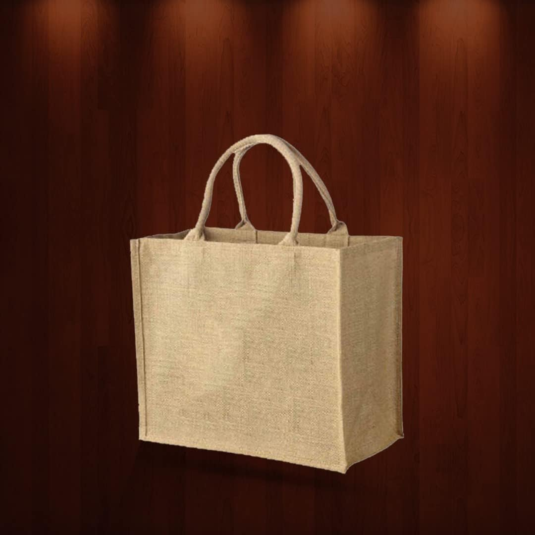 (5 Bags) Babson Best Bags Hessian Bags | Hessian Shopping Bags | Eco Friendly Jute Bags | Stylish Multipurpose Bag | Vegetables and Grocery Bag image number 5