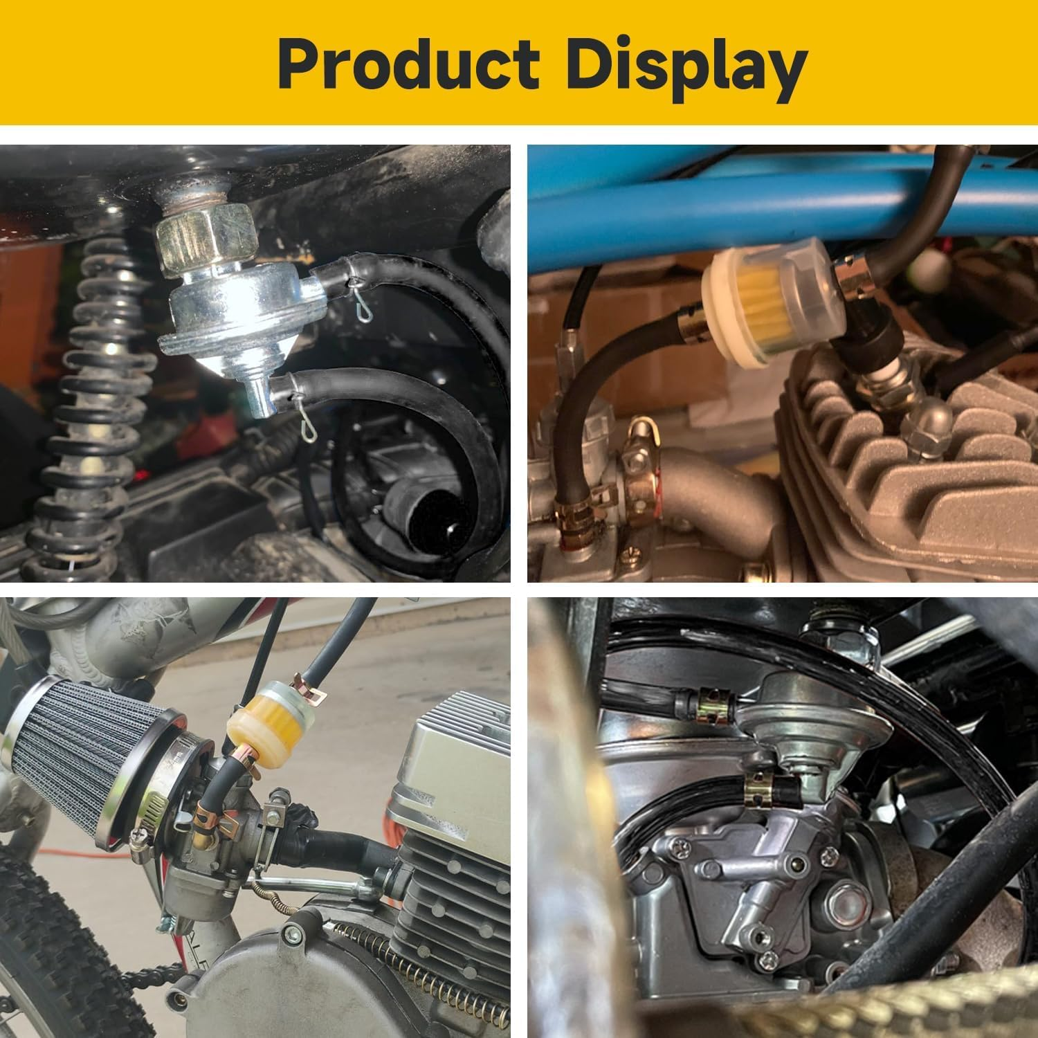 1 Pcs Fuel Tap Petcock Tank Switch Valve,Suitable for Vespa ET2 ET4 LX50, Piaggio Typhoon 125 Fly 150,#674594#575320 Fuel Valve Petcock