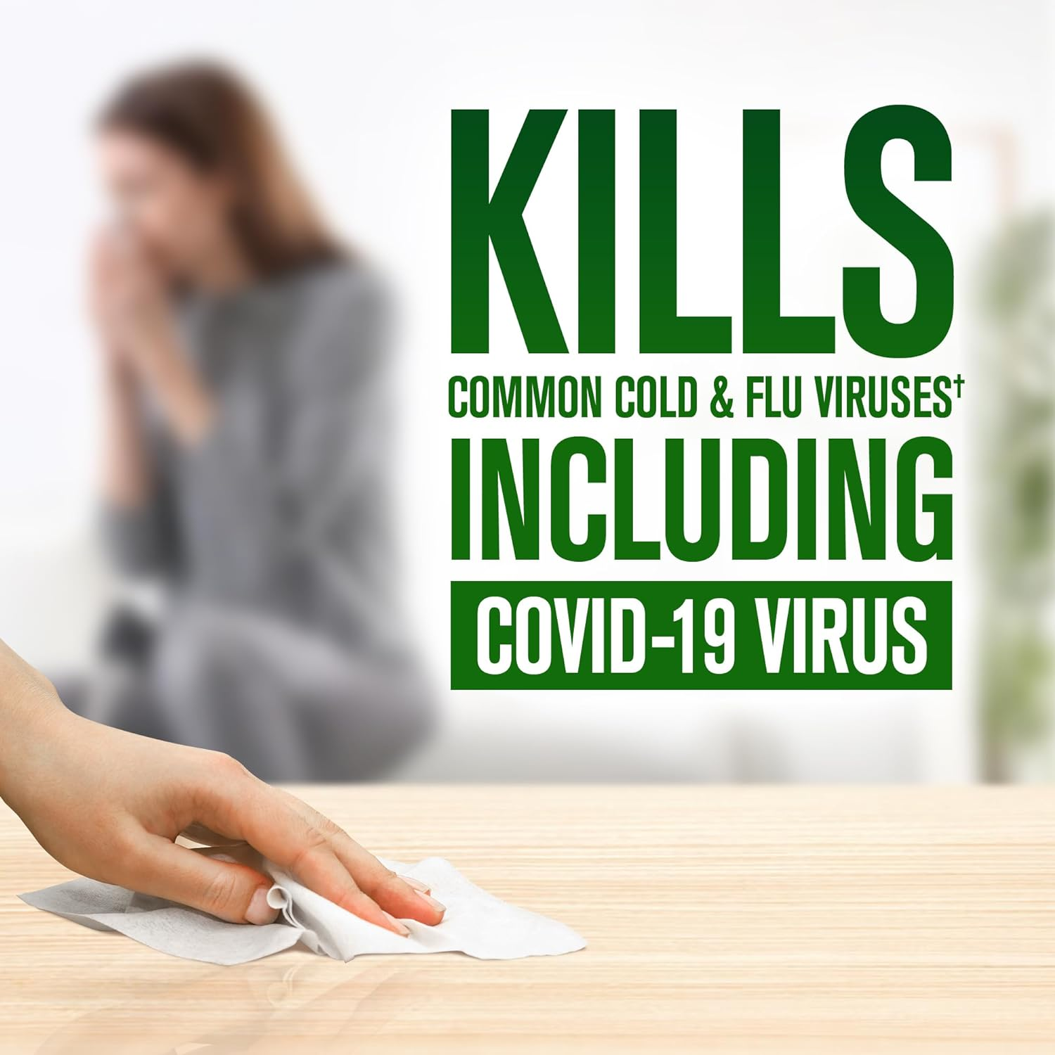 Pine O Cleen 24H Germ Protection Disinfectant Biodegradable Wipes Lemon Lime 252 Pack image number 1