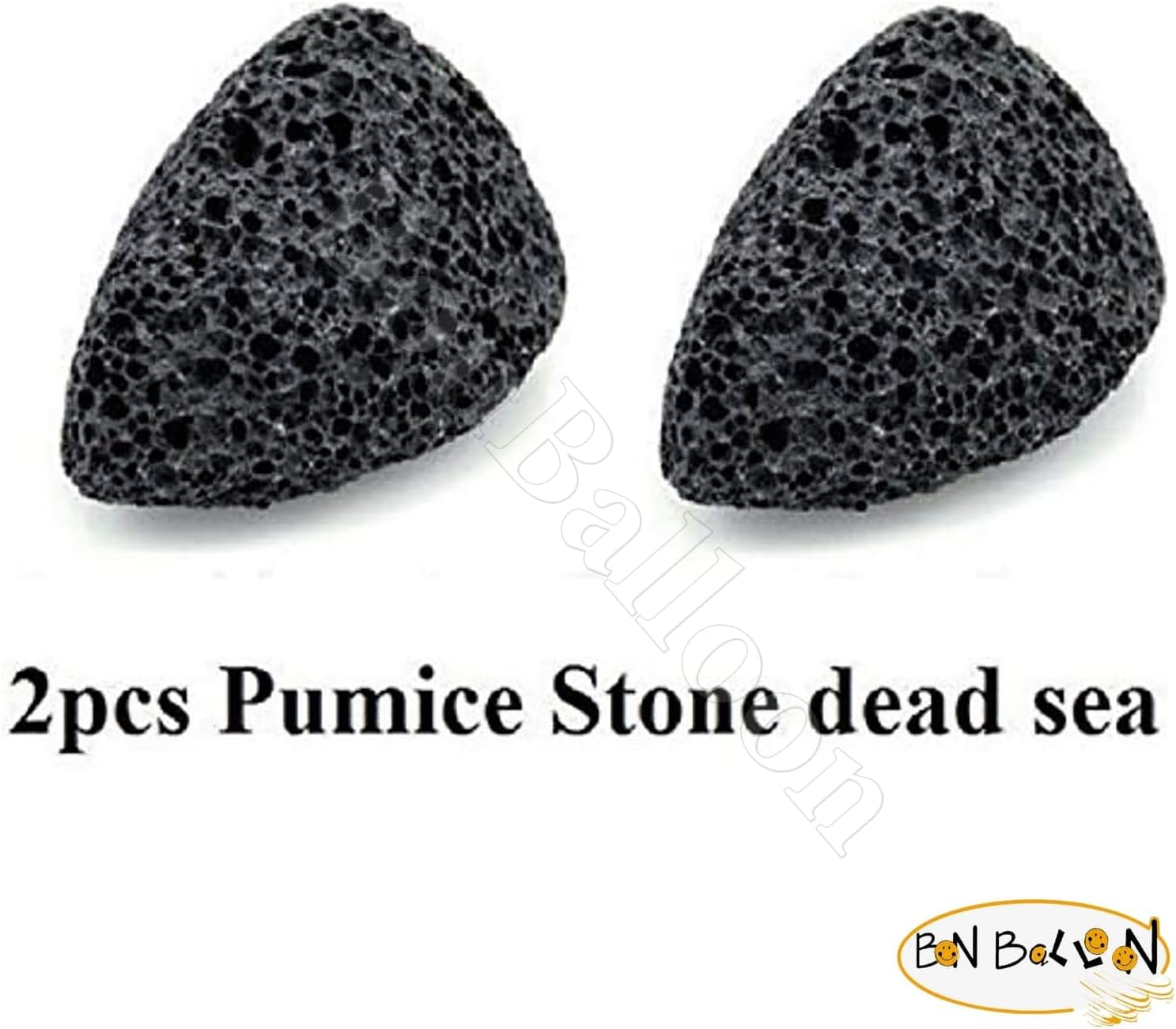 2 Pcs Pumice Stone Dead Sea Best Remove Dead Skin Calluses Exfoliate Smooth Feet for Scrubber Exfoliating Dry Natural Foot Removes Callus on Hands & Heels and Body Care Hard Cracked Heels Pedicure SPA image number 2
