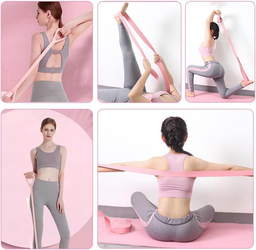 Pilates Ring and Ball Set, 13 Pcs Home Kit with 13&rdquo; Circle Yoga Ring 6 Resistance Bands 9.8&rdquo; Pilates Ball, Accessories, Essential Kit for Women Girl Home Workouts Beginners Toning image number 2