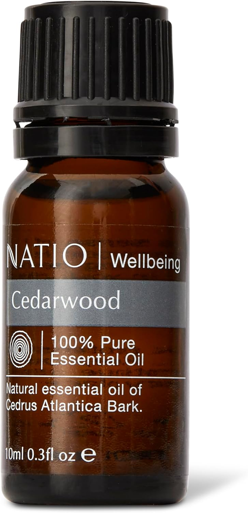 Natio Australia Wellbeing Pure Essential Oil - Cedarwood 10Ml - 100% Pure & Natural Australian Essential Oil - Calming & Fortifying - Vegan Friendly & Made in Australia image number 3