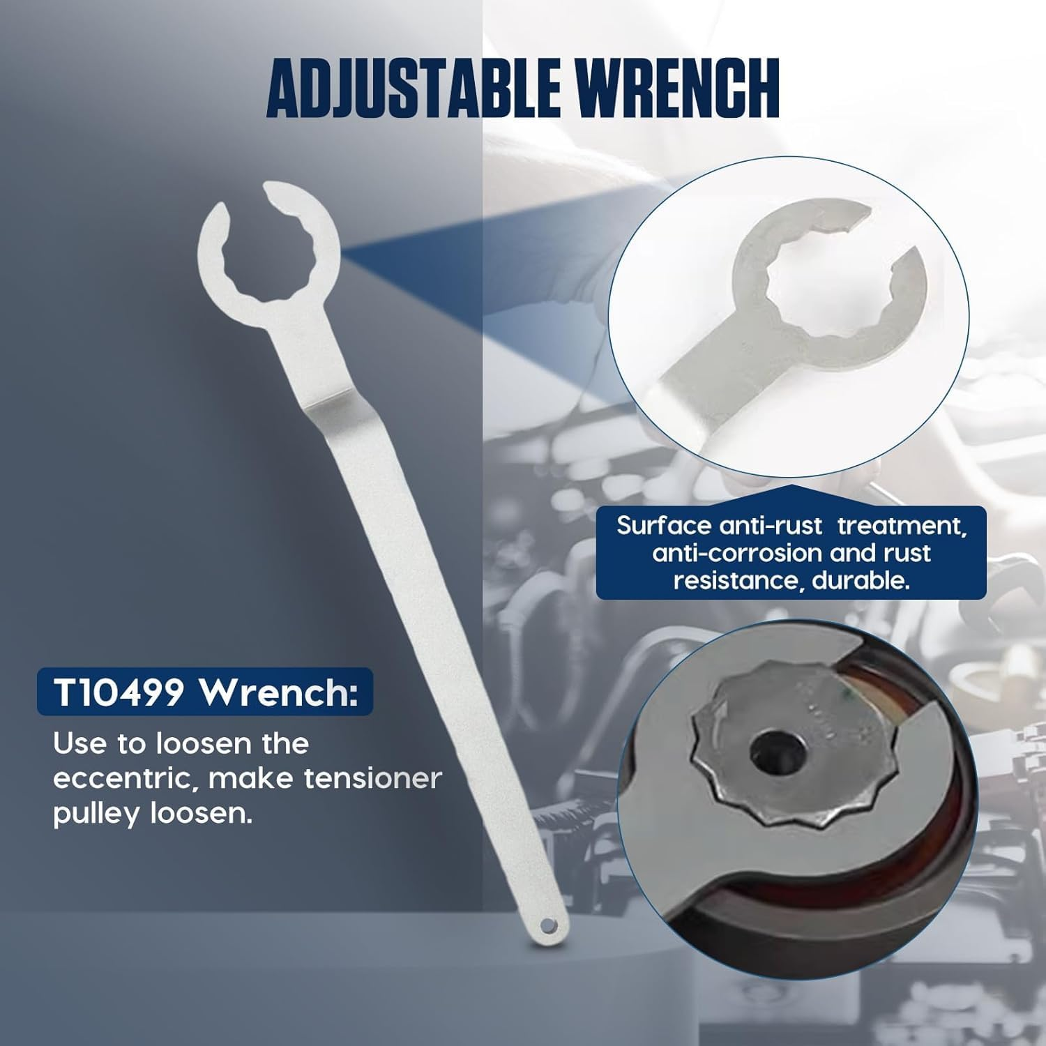 Engine Camshaft Tool Set, 6PCS Timing Belt Tool Kit for VAG EA211 1.0L 1.2L 1.4L 1.6L FSI TSI TFSI Petrol Engine Compatible with VW Audi A3 /Golf 7/New Jetta/Skoda/Santana/Lavida image number 2