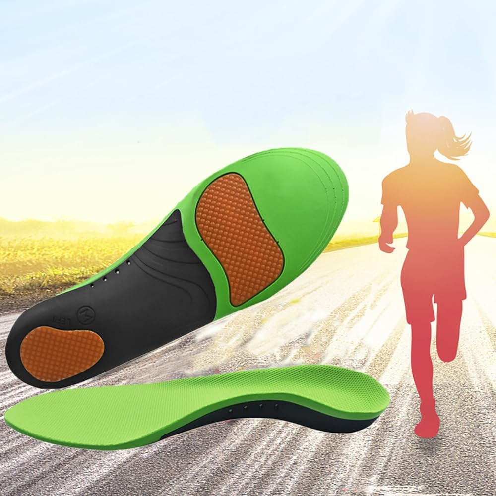 2 Pairs Arch Support Orthotic Insoles, Plantar Fasciitis Insole, Foot Orthotic Inserts with Arch Support for Treating Heel Pain and Heel Spurs (S(EU 39-41) image number 4