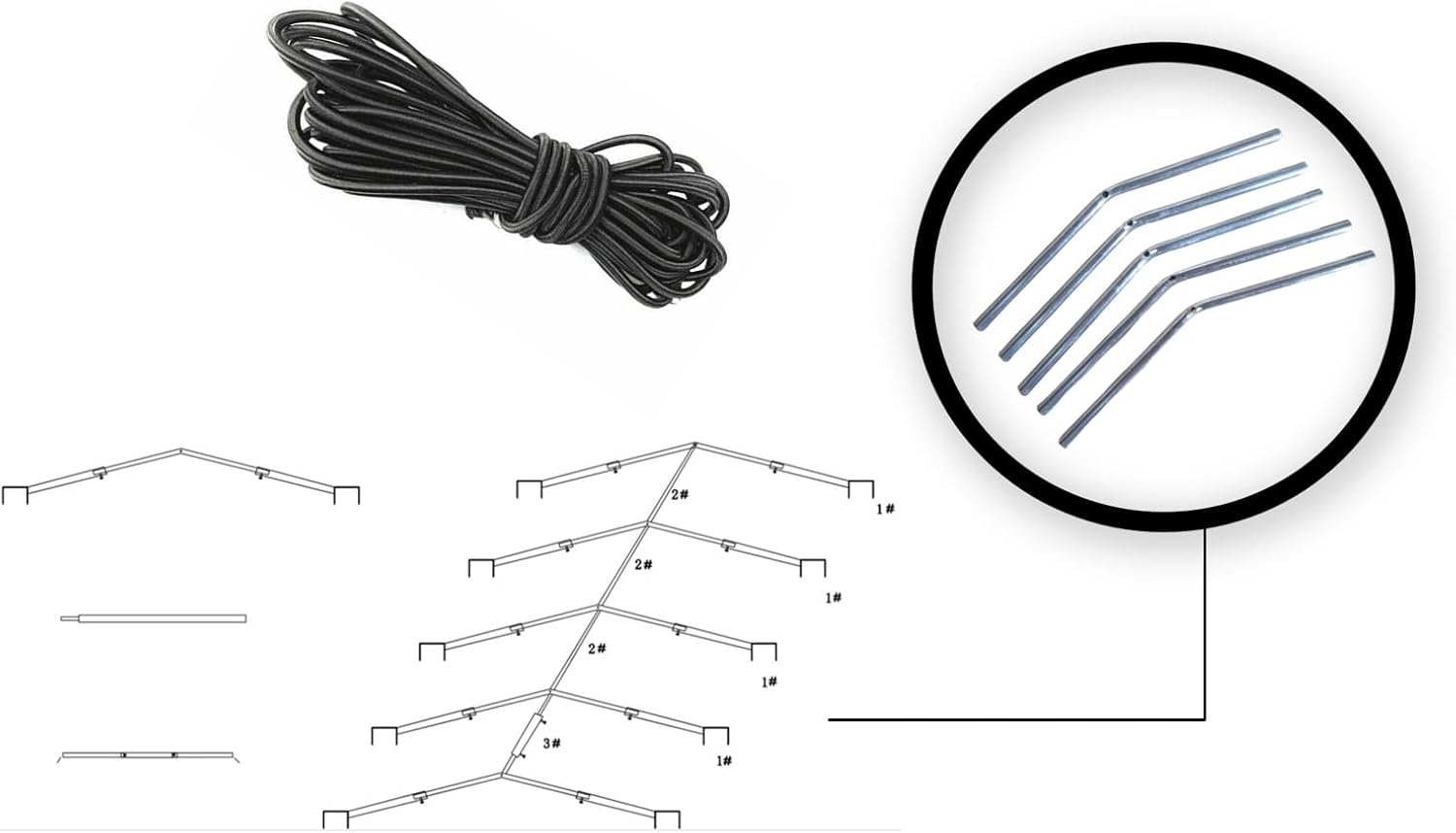 Superior 8X5 Box Trailer Cage Canvas Cover (900Mm) Heavy Duty Canvas 3 Foot