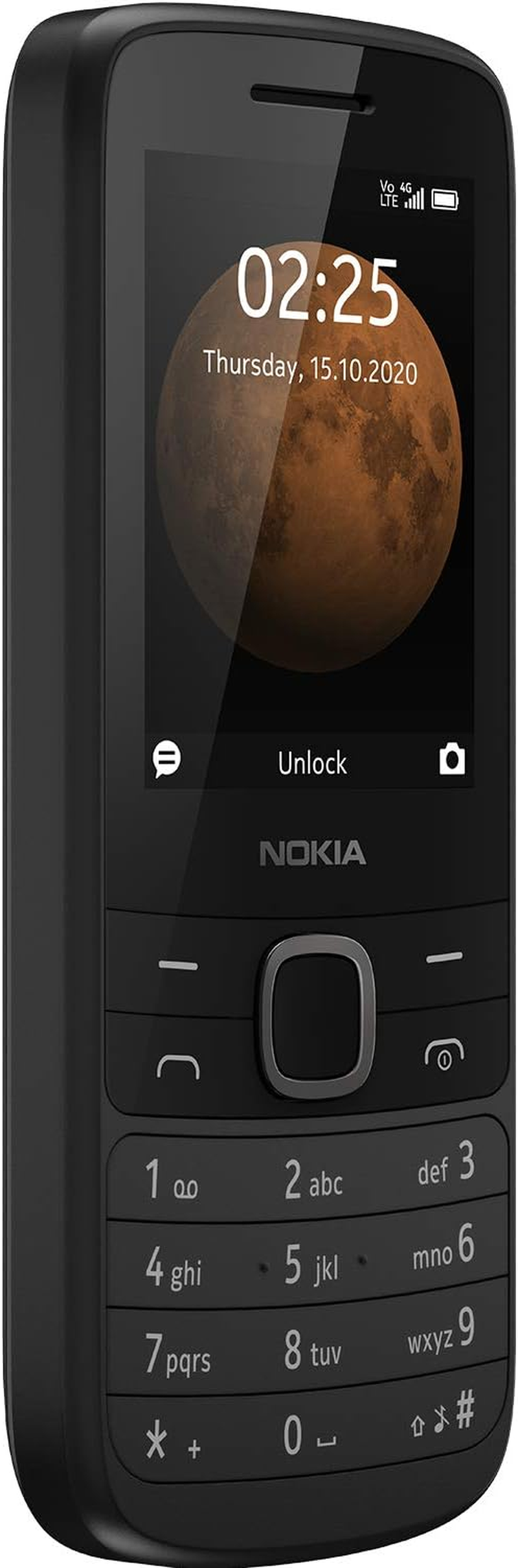 Nokia 225 4G 2.4-Inch UK Sim-Free Feature Phone (Dual SIM) &ndash; Black image number 2