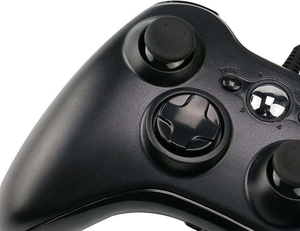 Ariv Hommey Wired Controller for Microsoft 360 Game Gamepad Joystick Game Controller for 360 with Dual-Vibration Turbo Compatible with 360/360 Slim and PC Windows 7,8,10,11 image number 2