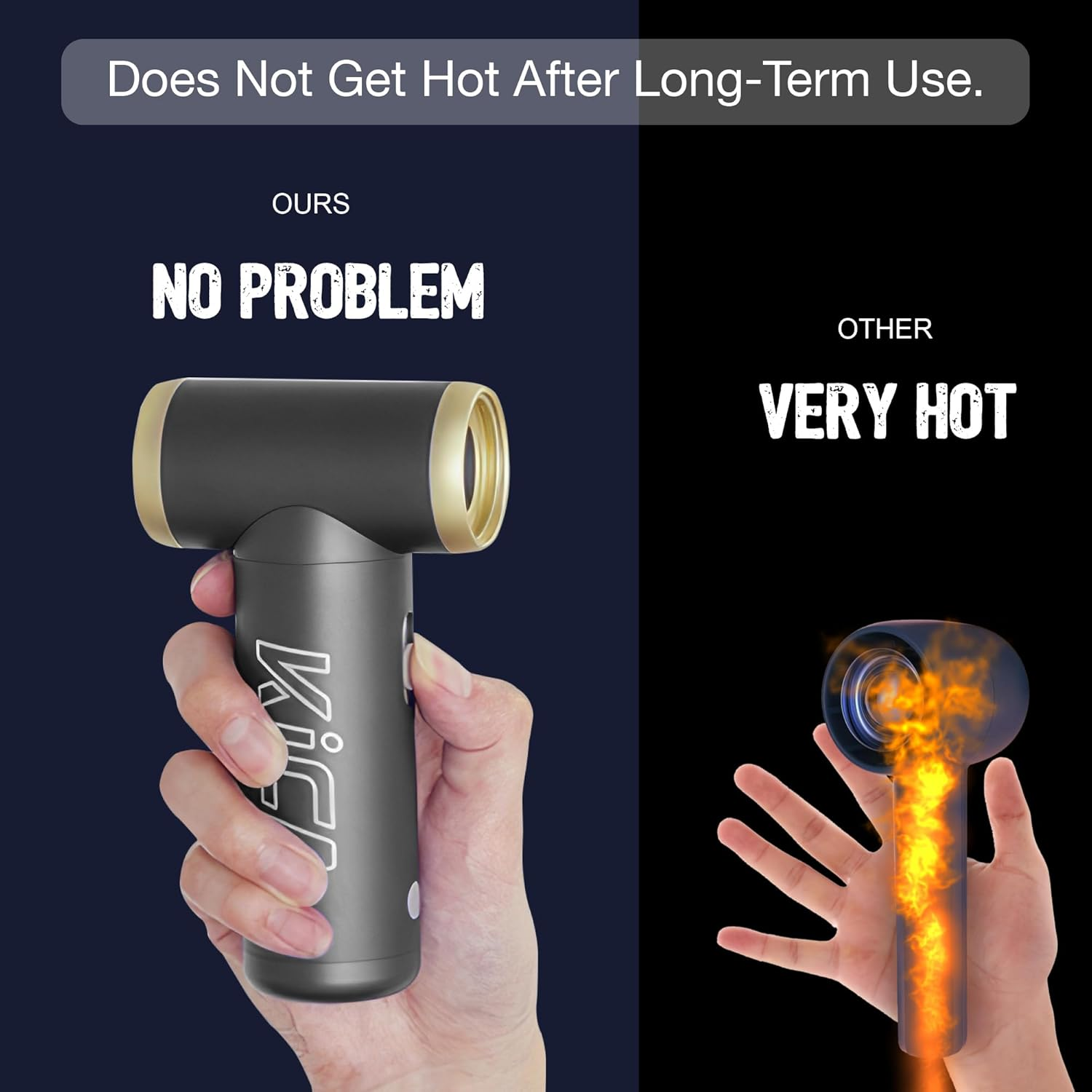 AUSLEE JETFAN 2.0 Air Blower Air Duster Fan Mini Multipurpose Fan for Computer Keyboard Electronics Cleaning, Outdoor Hiking, Camping, Air Cushion Inflation, BBQ, 101000 RPM and Aluminum Material image number 5