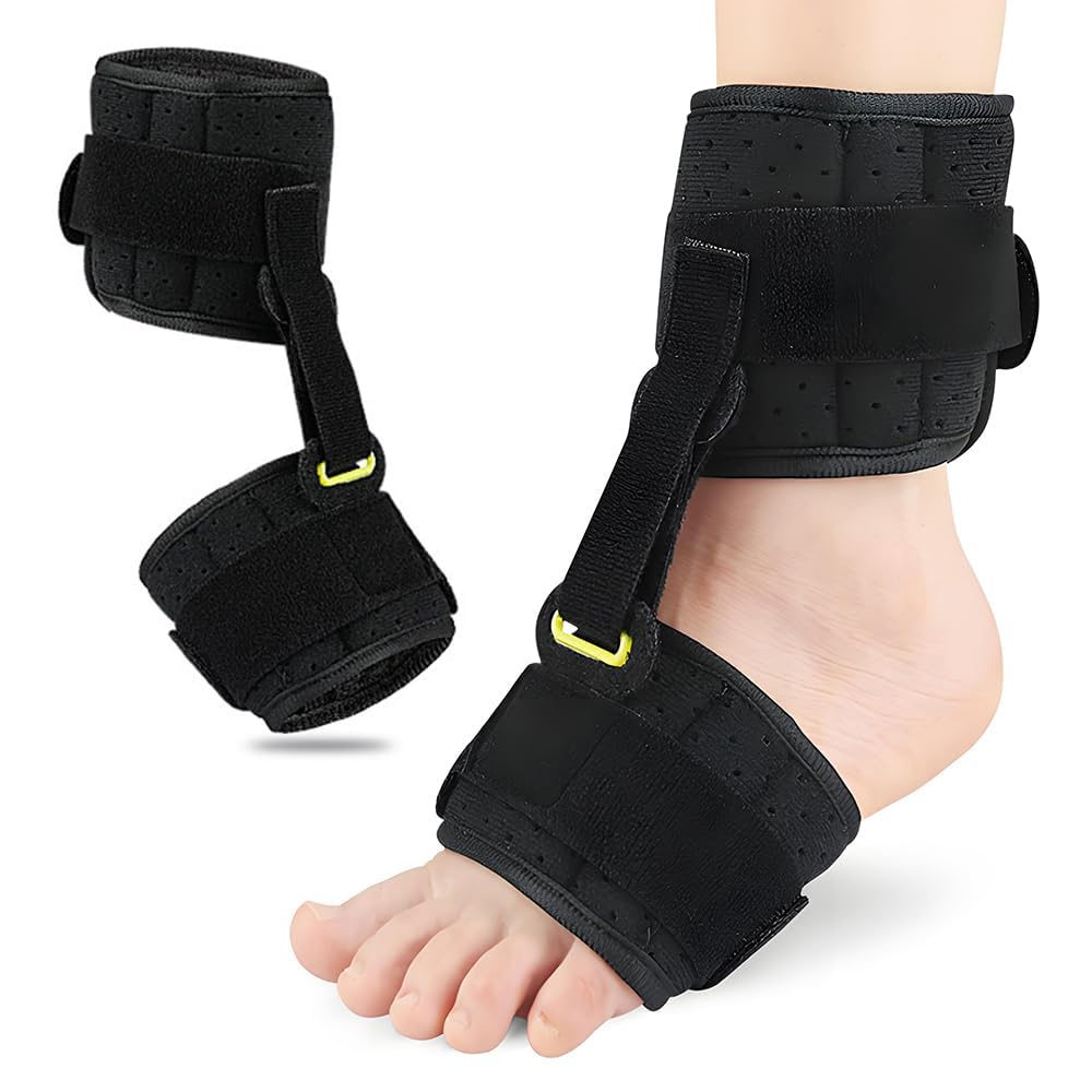 Foot Drop Brace Ankle Foot Orthosis Support, Adjustable AFO Splint for Foot Pain Relief, Ankle Foot Orthosis Support for Men, Women and Kid，Day & Night Dorsal Splint for Left Right image number 2