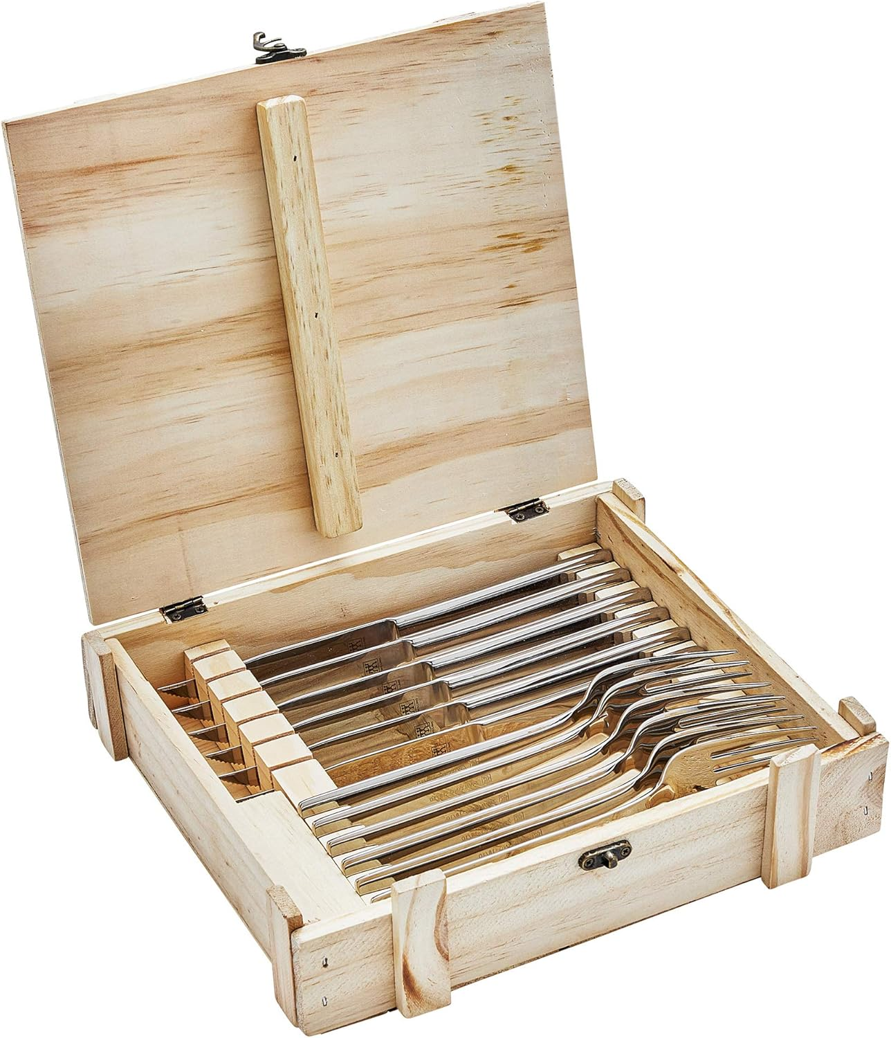 ZWILLING Porterhouse Razor-Sharp Steak Knife Set of 8 with Black Presentation Case, Gift Set, Silver