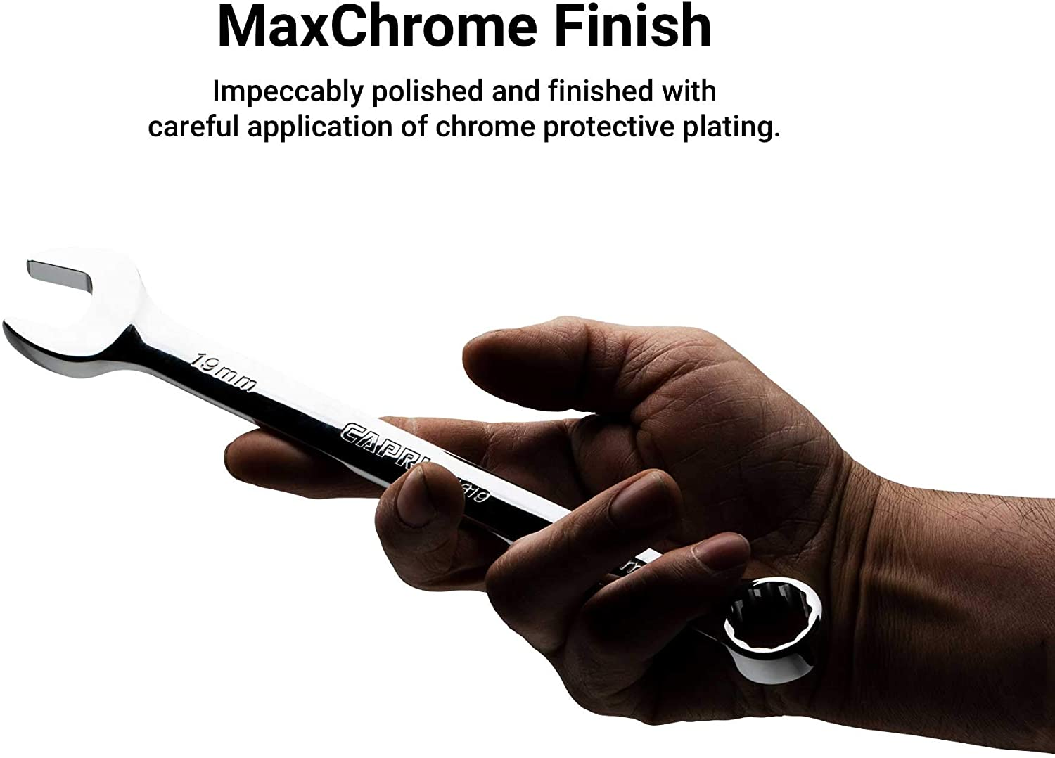 Capri Tools 1-1312 Smartkrome 12Mm Combination Wrench, 12 Point, Metric image number 5