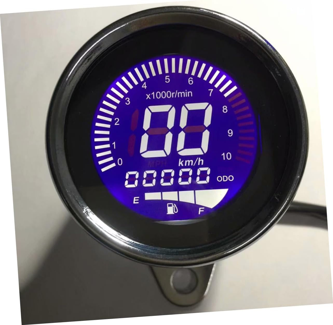 FELTECHELECTR Retro LCD Motorcycle Instrument Odometer Speedometer Tachometer for Electric Motorbike Accessories image number 2