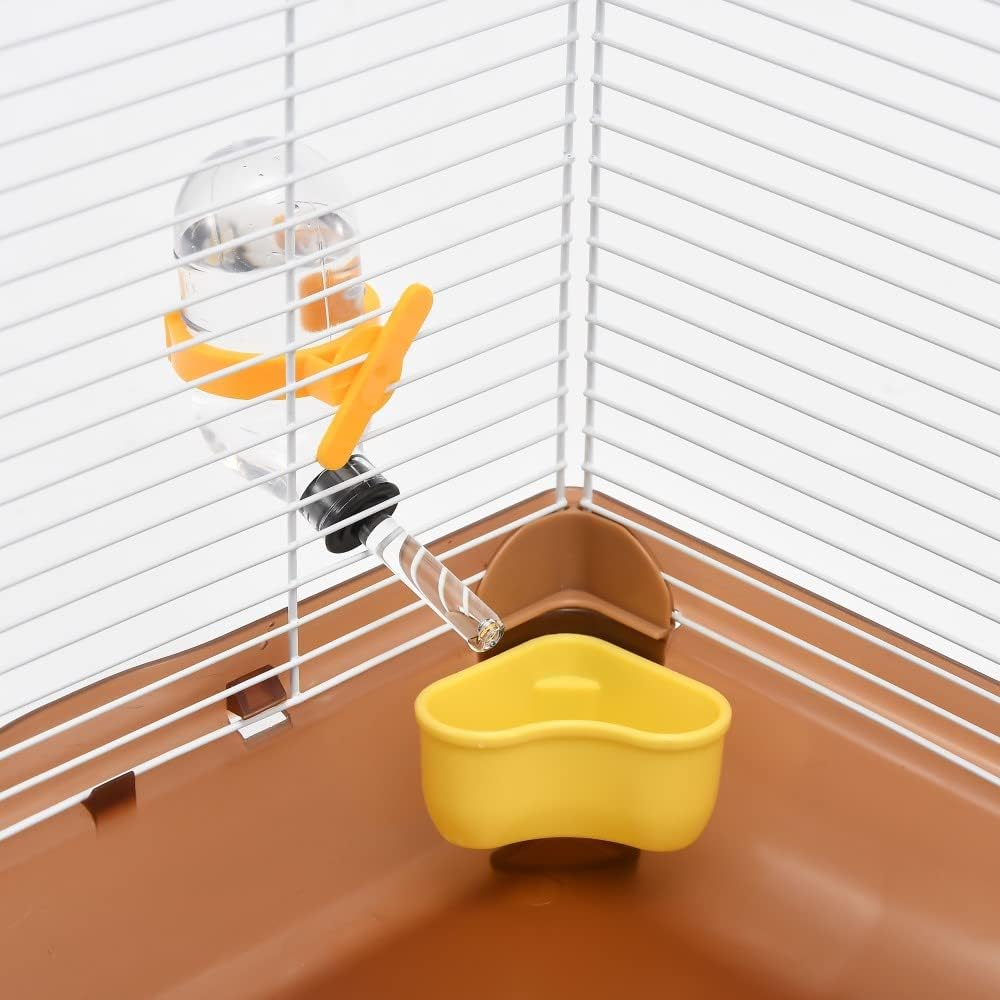 YIBOPET Hamster Cage Small Animal Cage 3 Layers Cage Size：14.17"(W) X10.63(L) X16.73 (H) Suitable for Hamsters up to 3.5 Inch in Length image number 2