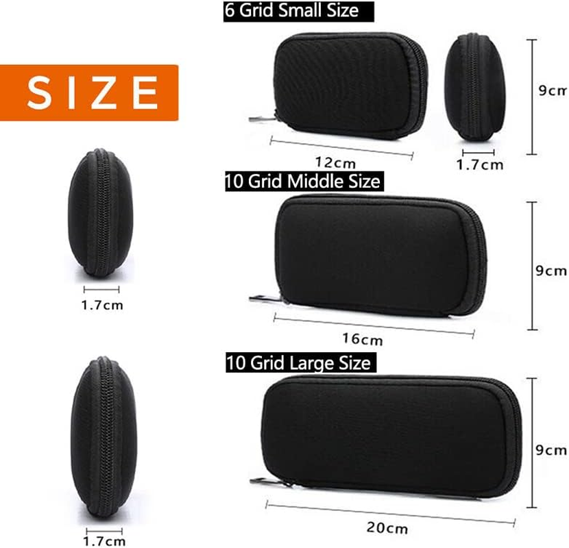 USB Flash Drive Holder Storage Bag Memory Stick U Disk Organizer Protective Case - Anti-Scratch Shockproof Storage Bag image number 4