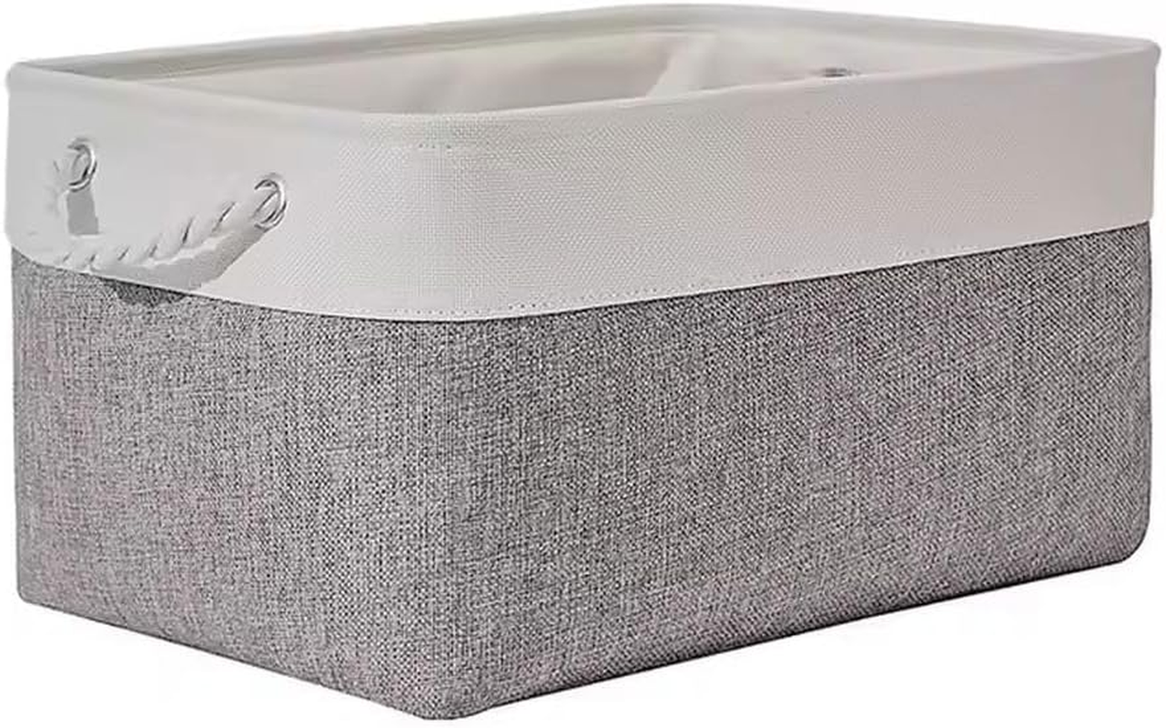 Storage Baskets, Towel Basket for Bathroom, Organizer Basket for Living Room, Storage Basket for Home Organization Foldable Storage Baskets, Closet Storage Bins, Small Laundry Baskets, 41*31*21 image number 2