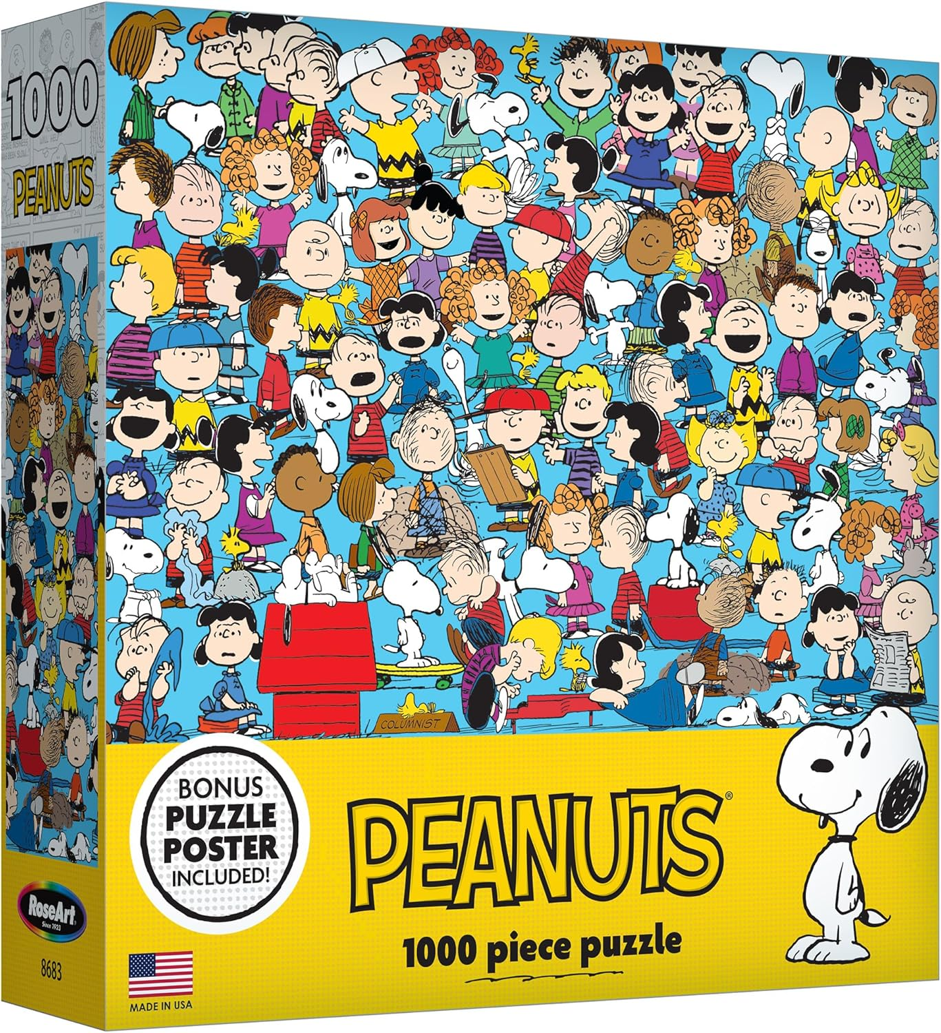 Cra-Z-Art - Roseart - Peanuts - Cast of Characters - 1000 Piece Jigsaw Puzzle image number 3
