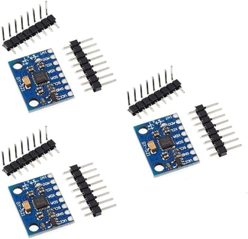 3Pcs GY-521 MPU-6050 3 Axis Accelerometer Gyro Sensor Module for Arduino, Raspberry Pi image number 2