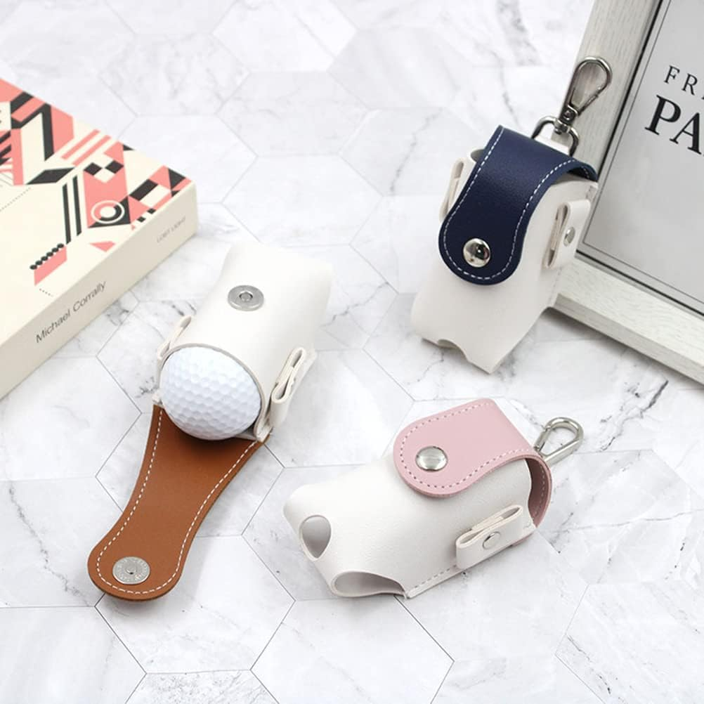 Golf Ball Carry Bag, Hook Design 4 Slots Hold 2 Balls Golf Ball Holder for Sports image number 6