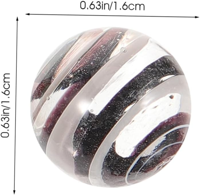 Generic 20Pcs Decorative Glass Marbles round Glass Beads for Fish Tank Kids Play Vase Fillers Assorted Colors for Crafts Floral Arrangements Table Scatters Assorted Colored image number 5