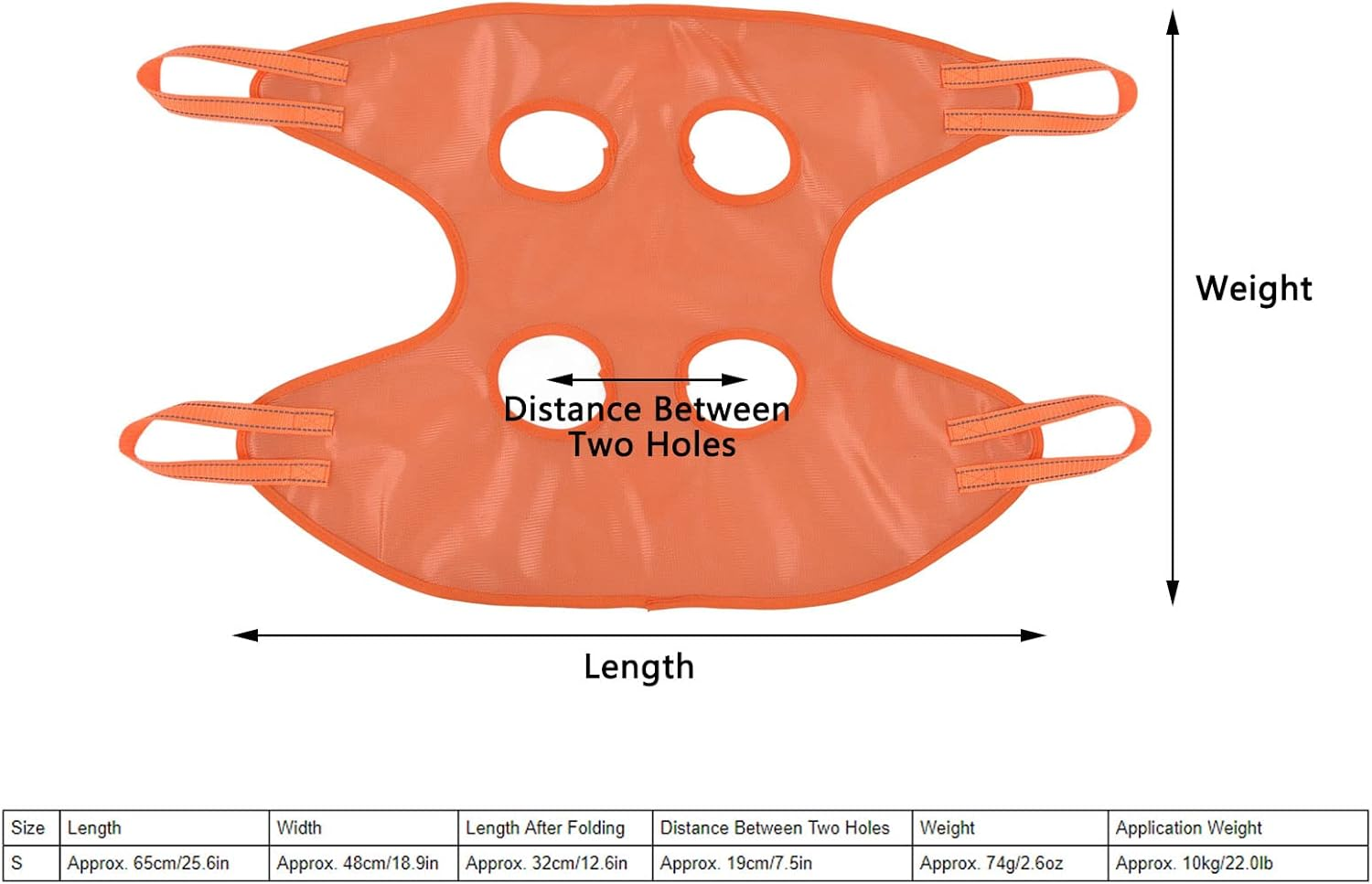 Dog Grooming Sling, Breathable Soft Washable Pet Restraint Hammock, Dog Grooming Hammock Dog Hanging Holder for Small Medium Cat Nail Trimming (S) image number 4