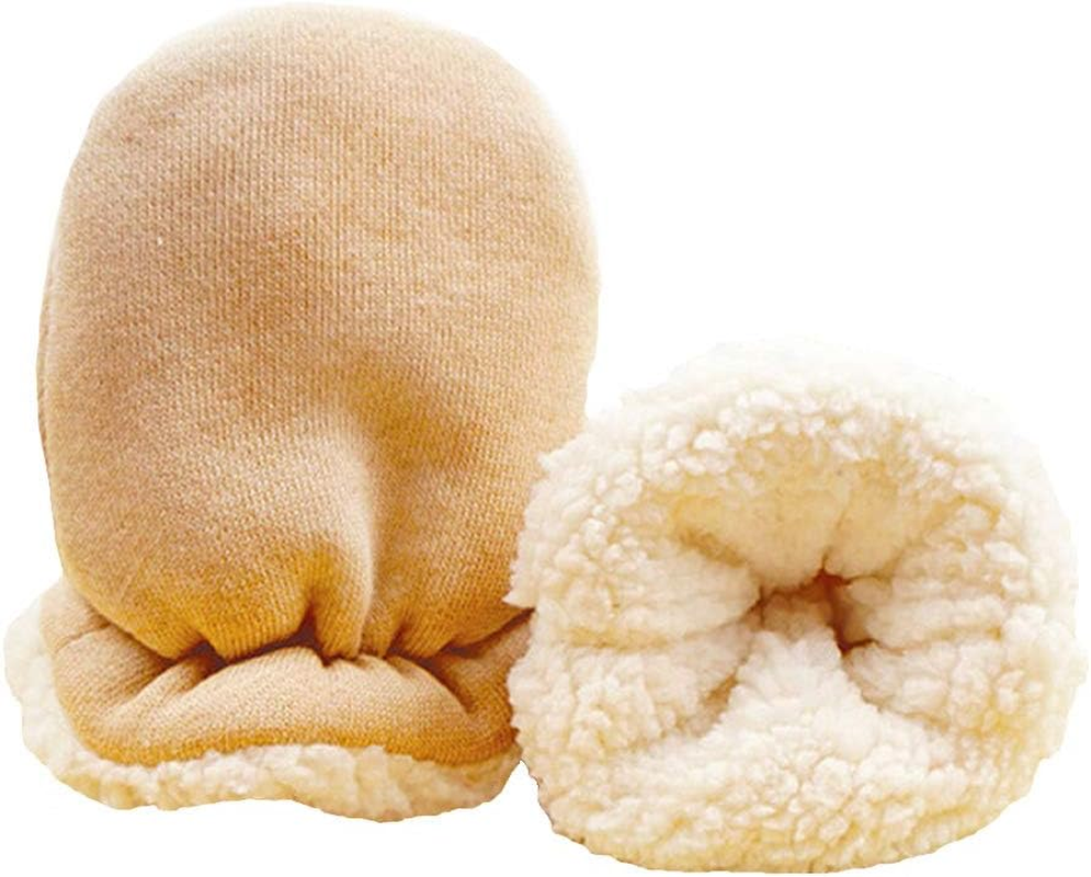 Baby Mittens Sherpa Lined Fleece 0-24 Months Winter image number 5