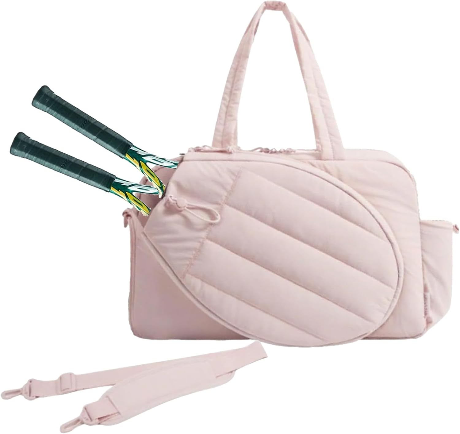 Tennis Gym Bag for Women - Large Sports Handbag Tennis Racket Bag for Women,Water-Resistant Pickleballs Racquet Tote for Sports Gym Court Weekend Trips Commuting Offices Business Trip Travel