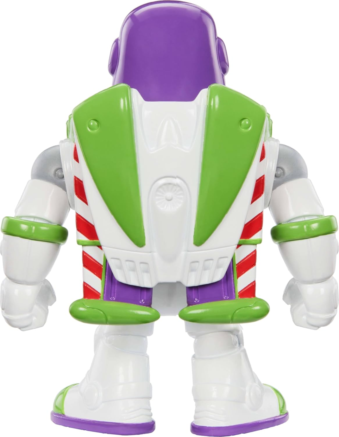 Mattel Disney Pixar Click Figs Buzz Lightyear, Toy Story 3.5-Inch Movie Toy with Pop up Action Move, Wings Out & Arm up Motion, Clicker Sound image number 3