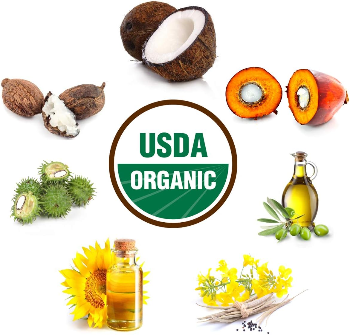 Organic Goat'S Milk Soap Loaf - Cut into 8 to 10 Soap Bars - Natural Ingredients - Hypoallergenic - 0.9Kg Block image number 2