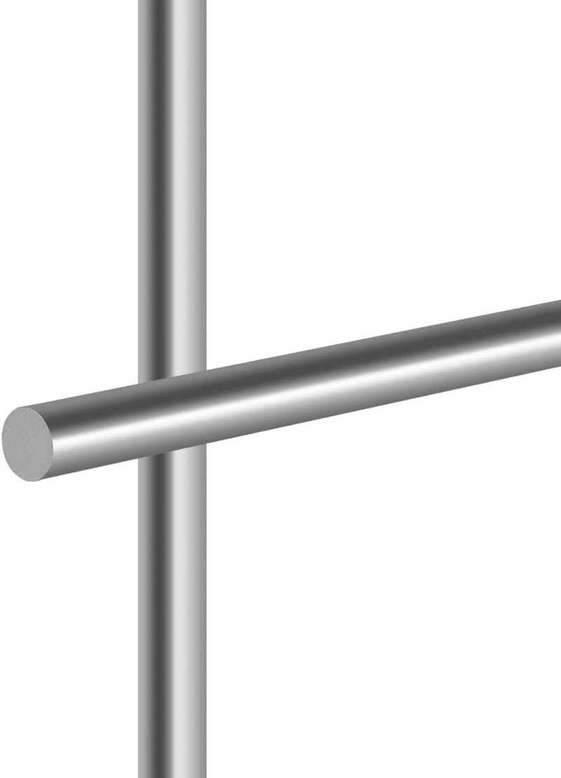 Swpeet 2Pcs 1/4 Inch Stainless Steel Solid round Rod Lathe Bar Stock Kit, Diameter 5Mm Length 356Mm, Perfect for Various Shaft, Miniature Axle, Model Plane, Model Ship, Model Cars (6.35Mm&times;356Mm) image number 3