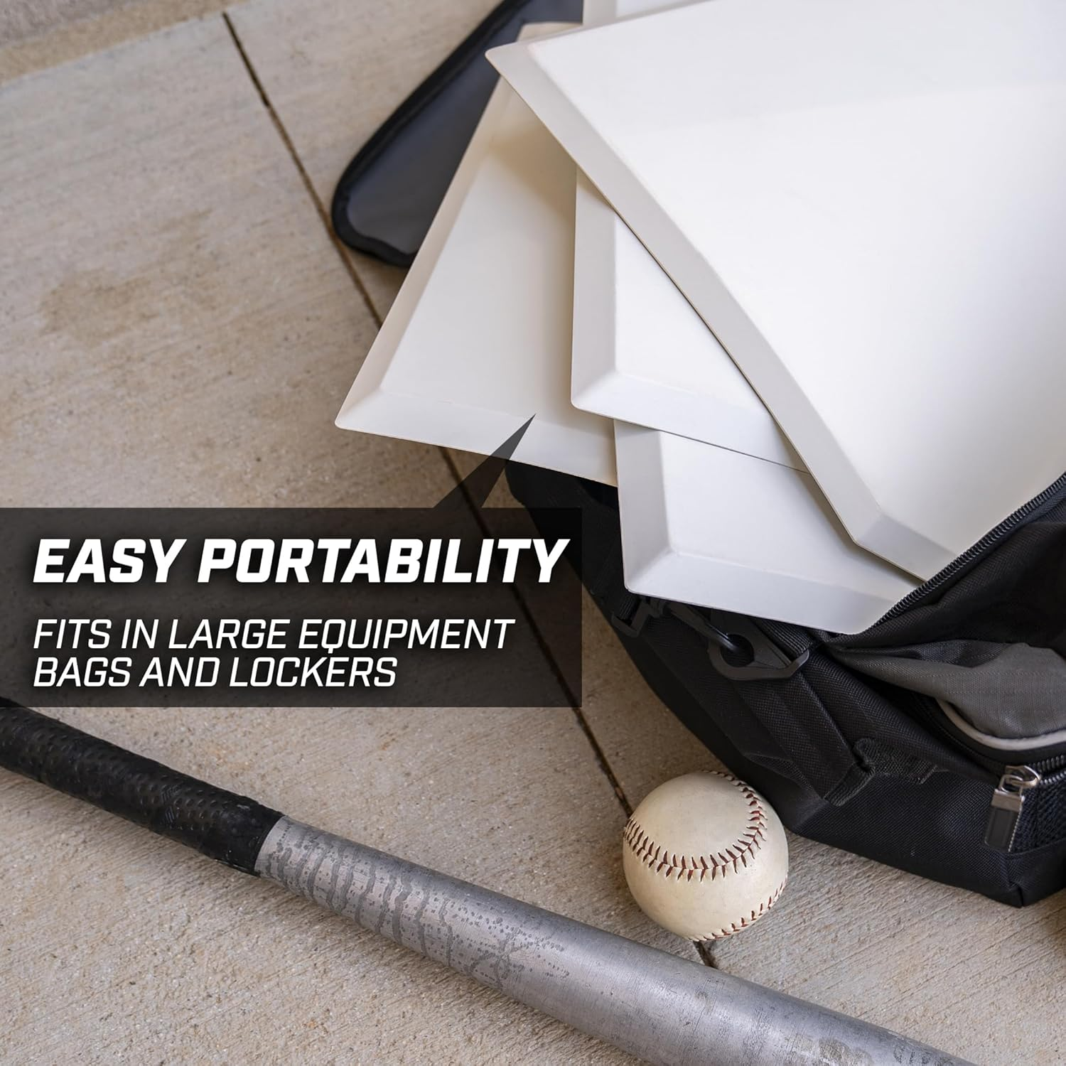 Gosports Baseball & Softball 4 Piece Premium Base Set - Heavy-Duty for Athletes image number 2