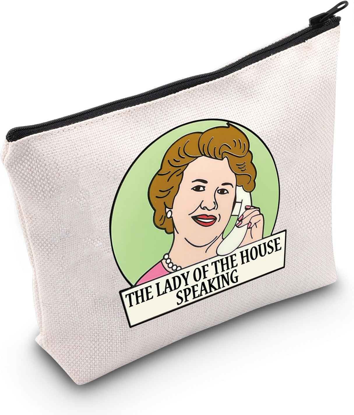 G2TUP Mrs Bucket Makeup Bag Mrs Bucket Bouquet TV Show Gifts the Lady of the House Speaking Hyacinth Bucket Gifts, Lady Of, Fit image number 1