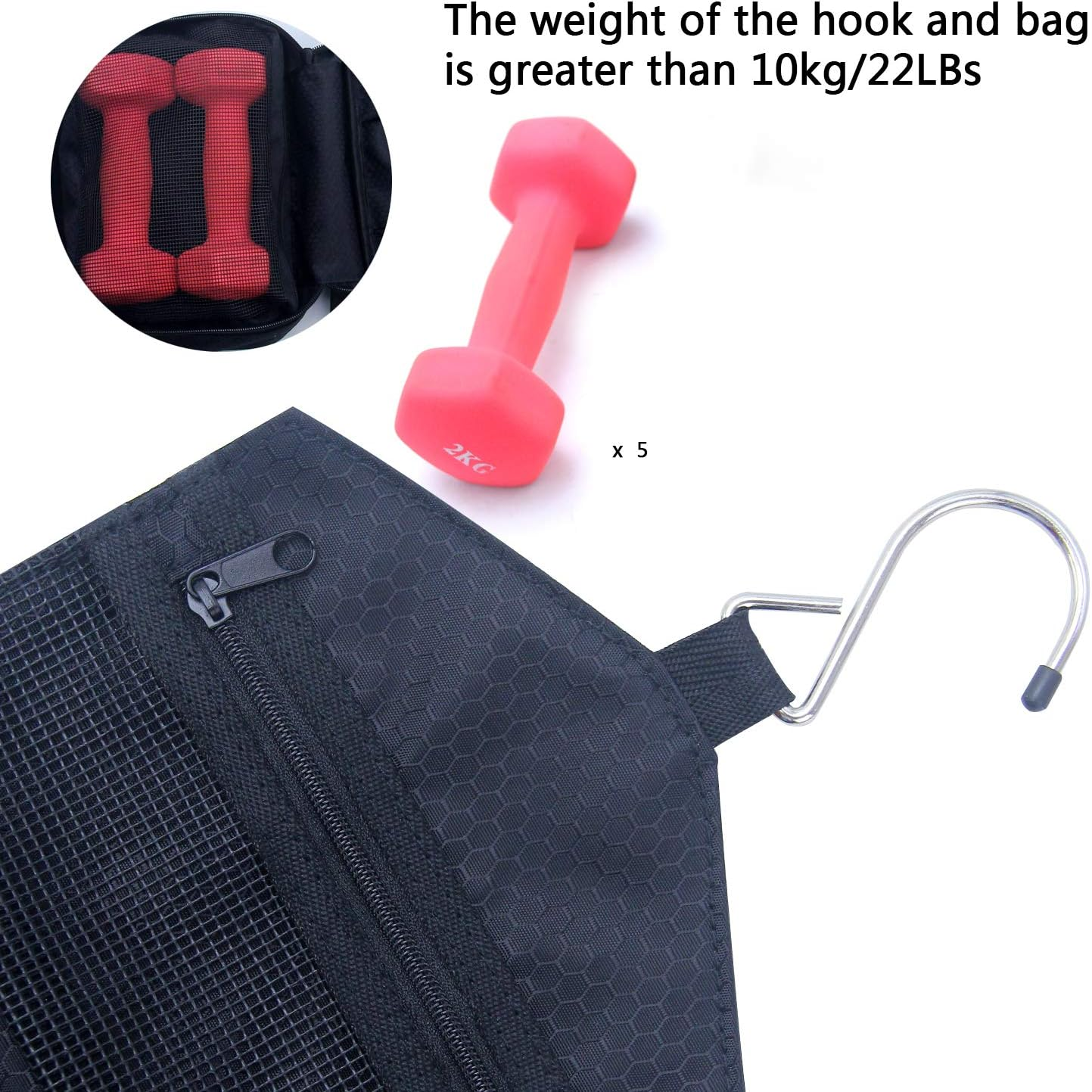 Samtour Travel Toiletry Bag Business Toiletries Bag for Men Shaving Kit Waterproof Hanging Travel Cosmetic Pouch Case for Women (Black) image number 3