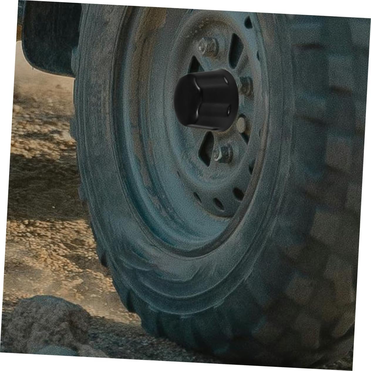 EXAOMBLE 5Pcs Rubber Wheel Center Hub Caps Easy Installation Bearing Protectors for ATV Trailer and Car Wheels Dust Cover Accessories image number 5