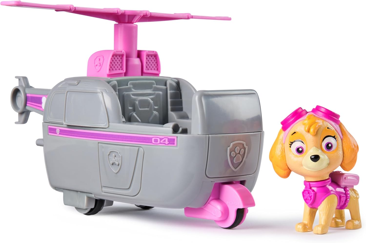 PAW Patrol, Skye&rsquo;S Helicopter, Toy Vehicle with Collectible Action Figure, Sustainably Minded Kids Toys for Boys & Girls Ages 3 and Up image number 6