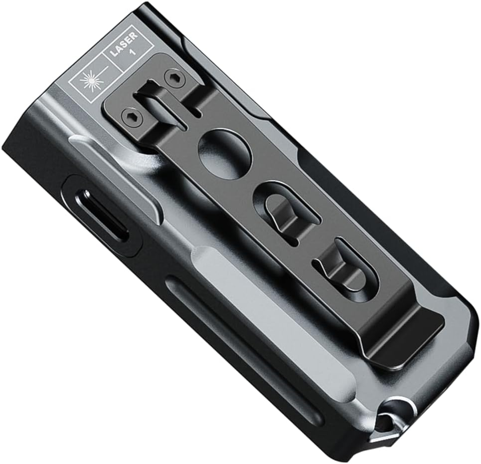 Fenix E06R Rechargeable EDC Flashlight - Aluminum LED Light - 700 Lumens & 110M Beam - Waterproof & 60 Hrs Working -Four Brightness Levels - Security Torch for Camping & Outdoor Adventures - Gray image number 3