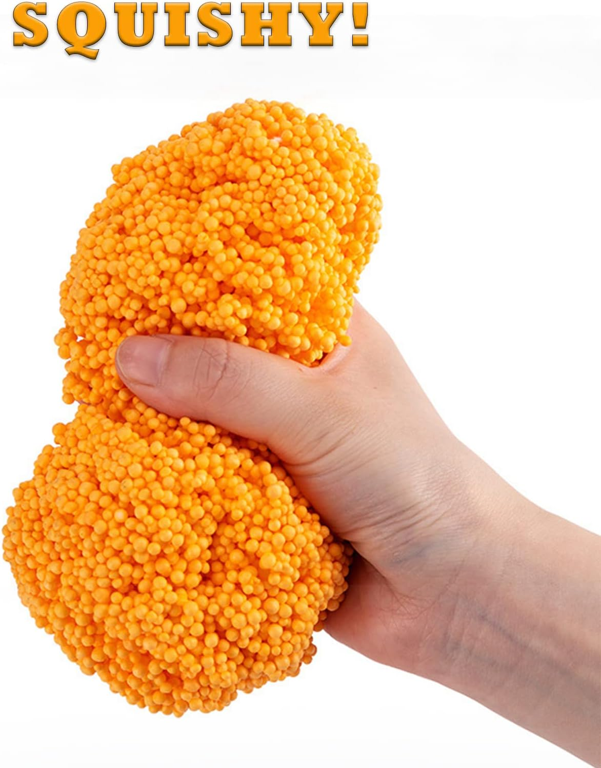 Mikoom Floam 6 Colors Fun Foam for Toddlers Giant Foam Clay