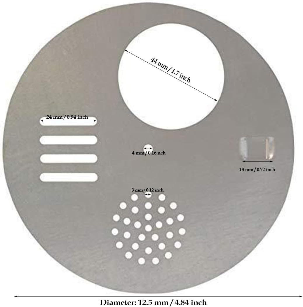 10PCS Bee Hive Nuc Box Entrance Gates, 4.84" Metal Beehive Entrance Disc, round Rotatable Bee Entrance Doors for Beekeeping Equipment Beekeeper Tool