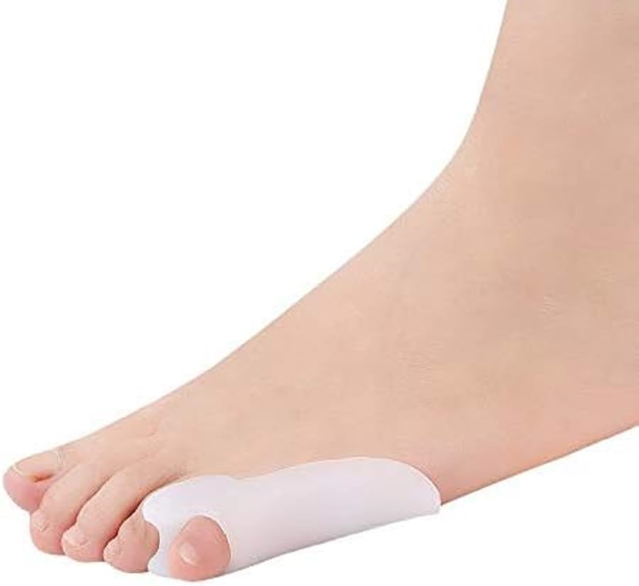 10 Pcs Little Toe Protector Toe Separators, Pinky Toe Bunionette Corrector, Toe Straighteners Spreaders, Bunionette Protect, Pain Relief and Overlapping Orthotics image number 1