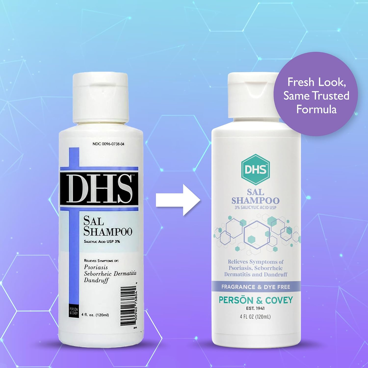 DHS SAL Shampoo 120Ml image number 2