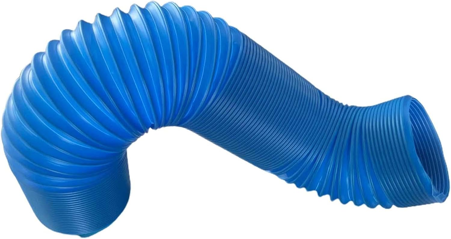 Magideal Car Flexible Air Intake Hose Pipe Universal Car Parts, Air Intake System Cold Air Ducting Feed Hose, Flexible Expansion Pipe for Vehicles, Black 50Mm Diameter