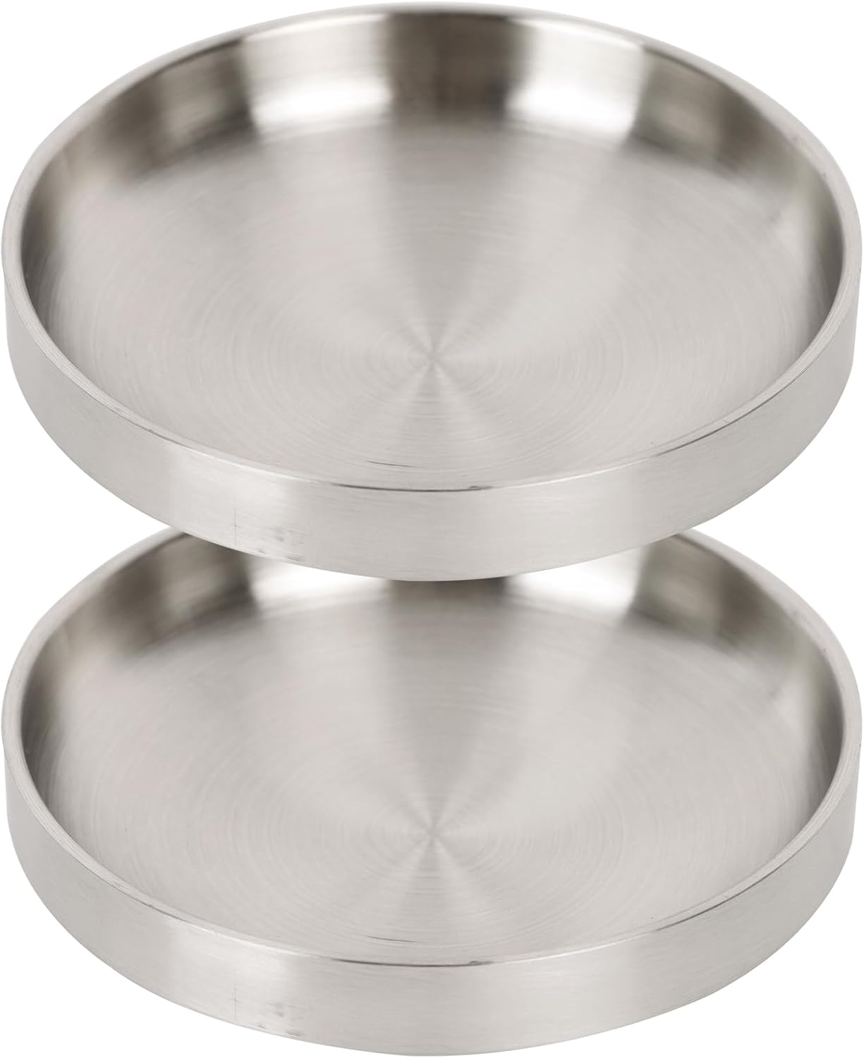 Lollanda Cat Bowl, Flat Stainless Steel, 2 X Feeding Bowls, Cat Stainless Steel, Cat Bowls, Metal 304, Feeding Bowl, Cat Bowl, Drop-Proof, Easy to Clean image number 2