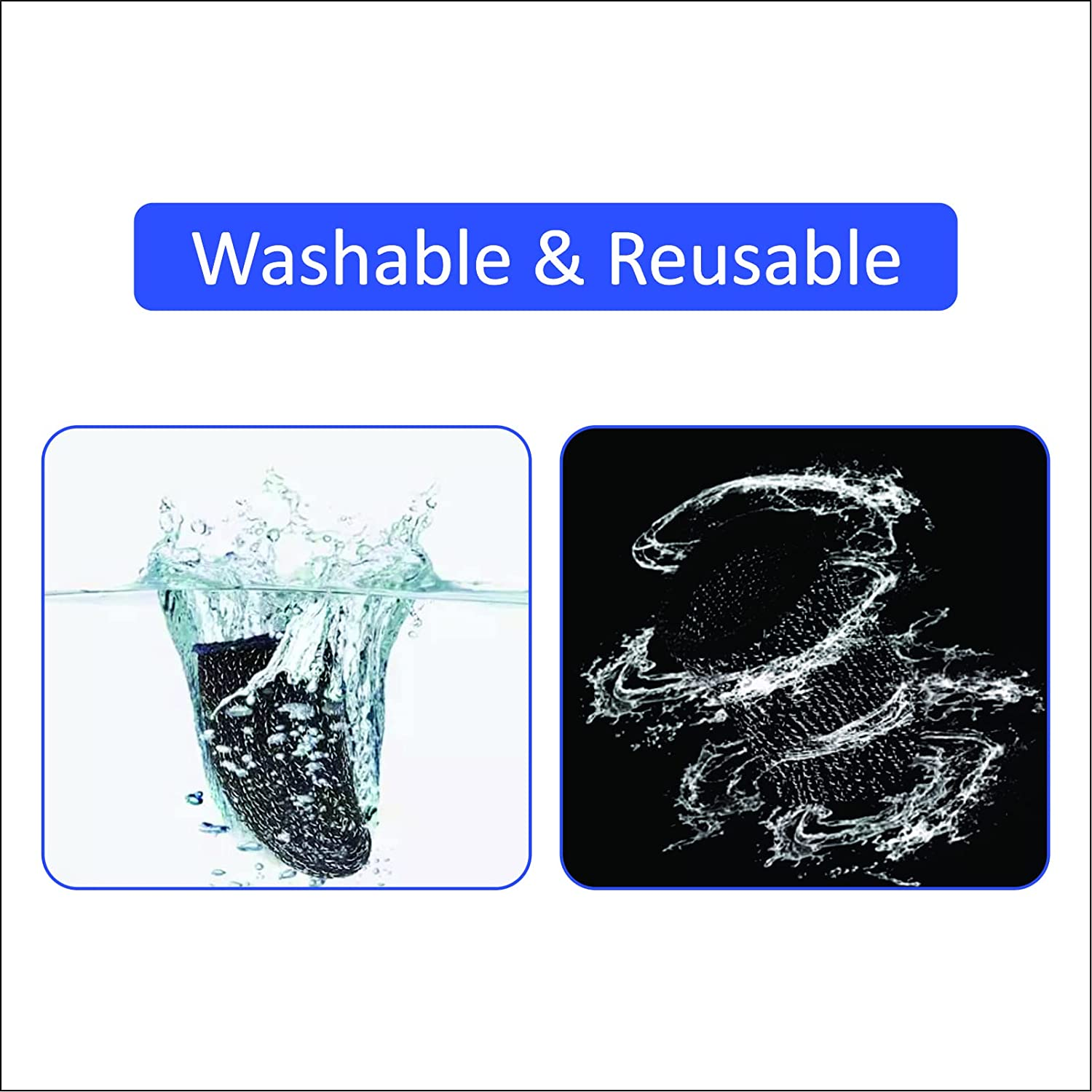 GENDA Mobile Phone PUBG Finger Sleeve, Finger Sleeves for Gaming, Anti-Sweat Thumb Sleeves, Breathable Professional Gaming Finger Gloves, Finger Sleeves Pack of 10 (Blue)