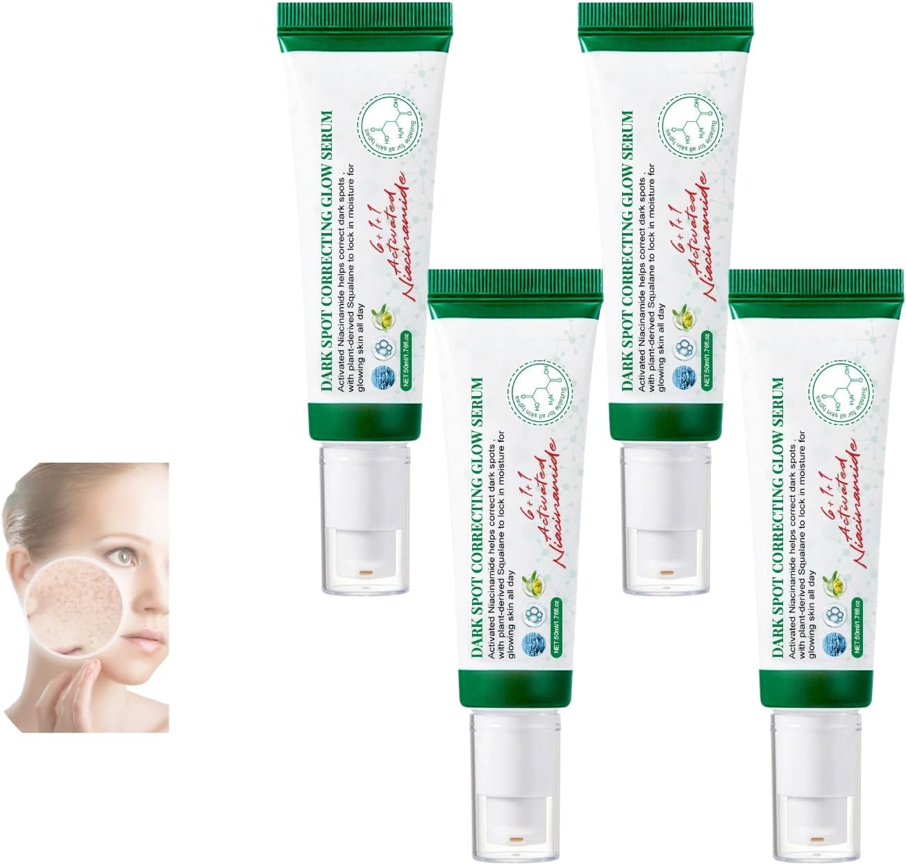 Dark Spot Correcting Glow Serum, Niacinamide Facial Serum for Dark Spot Remover, Brightening Serum for Hyperpigmentation, Hydrating Anti-Aging Face Serum, Moisturizing Skin Care for Uneven Tone (1Pcs)