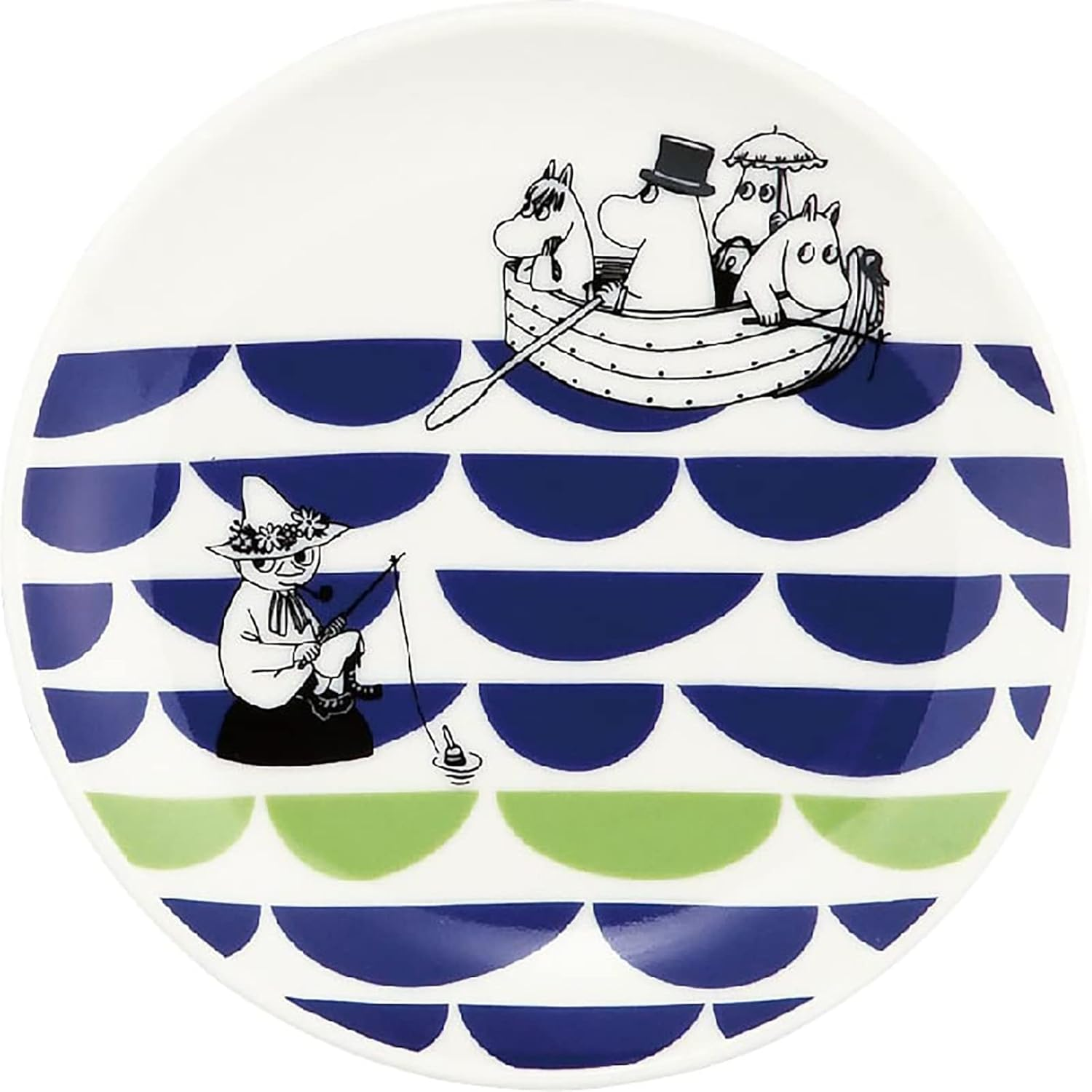 Moomin Couvio Pair Mug (Mushroom/Wave)