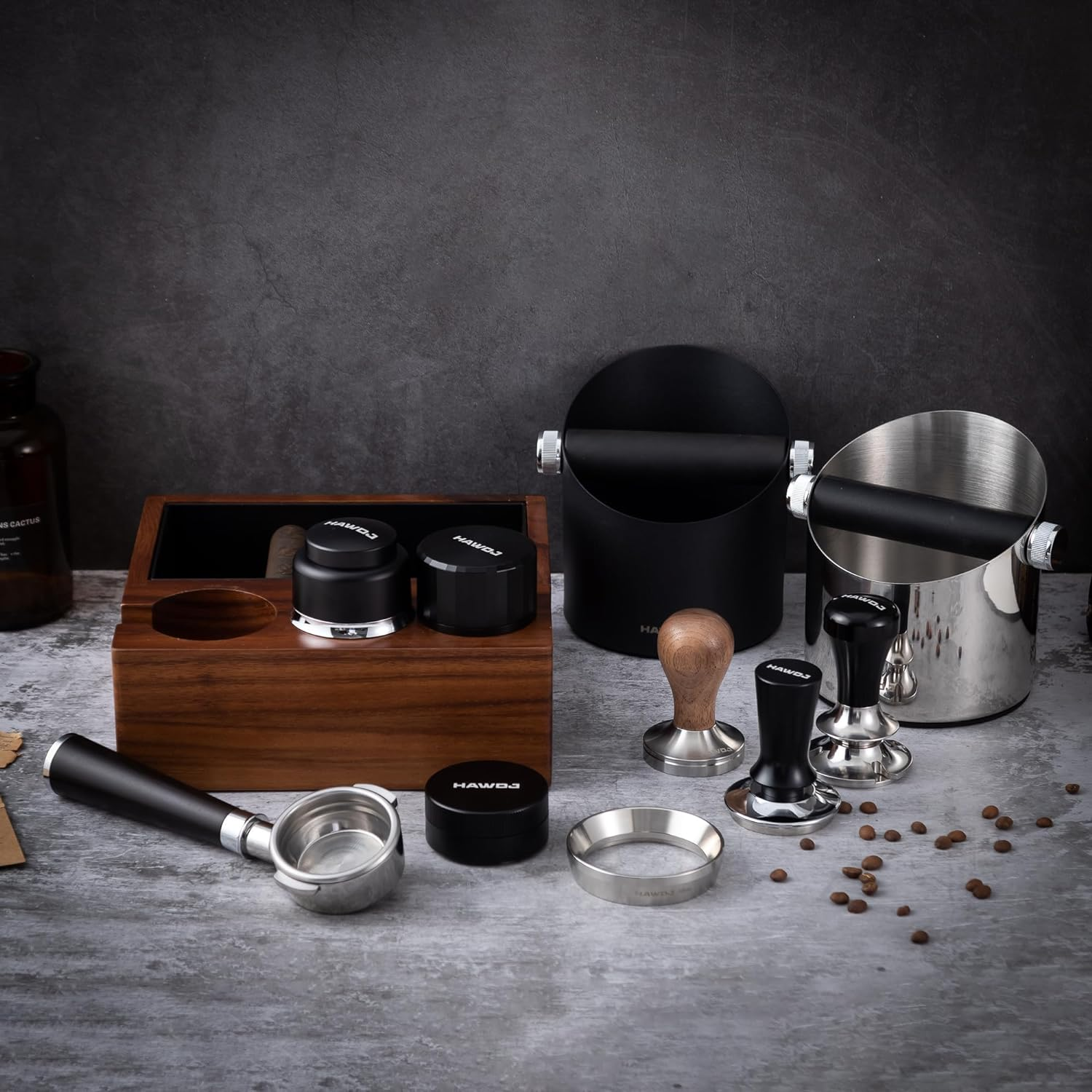 Classic Wood and Stainless Steel 58Mm Coffee Tamper - Timeless Espresso Tool for Coffee Enthusiasts and Baristas image number 2