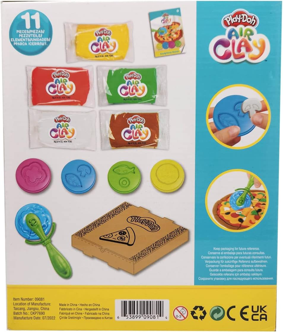 Play Doh Air Clay Pizza Parlor, Sensory and Educational Craft Toys for Kids, Ages 4+ image number 3