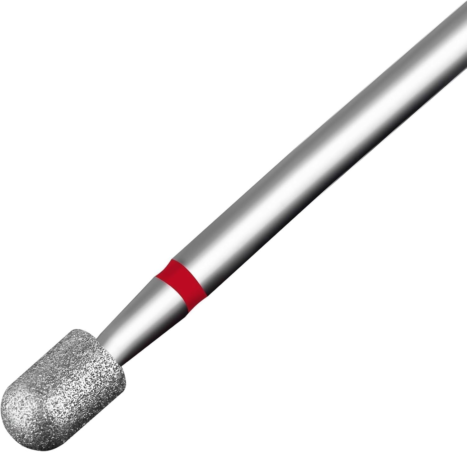 Nail Drill Bit,Cylinder Diamond Carbide Cuticle Remover Bit,3/32" Shank,Professional Diamond Carbide Nail Drill Bit for Acrylic Gel Nails,Home Salon & Diy(Exrta Fine)