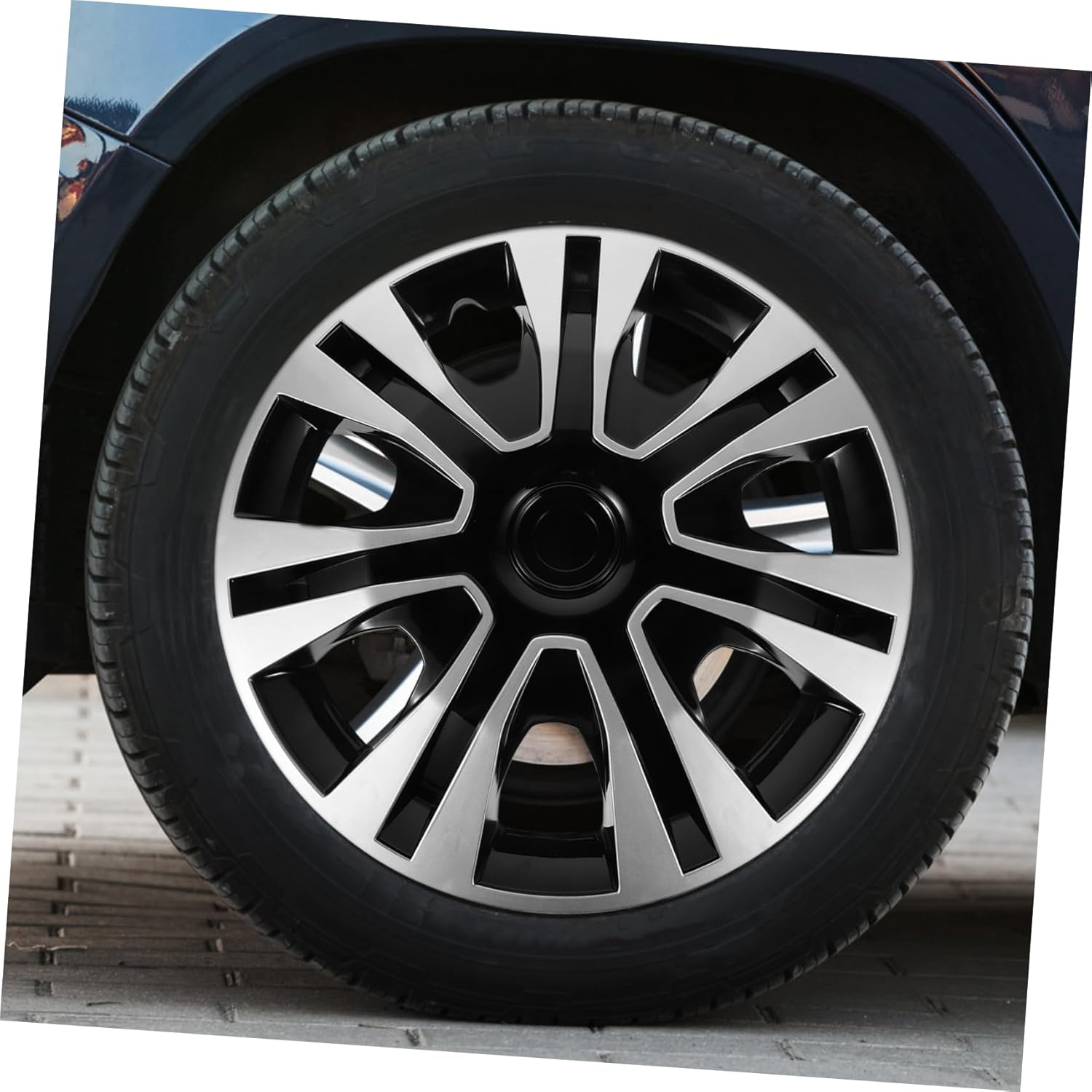 FUNOMOCYA Wheel Rim Cover Automotive for Transporter Tire Wheel Covers Pp Material image number 2
